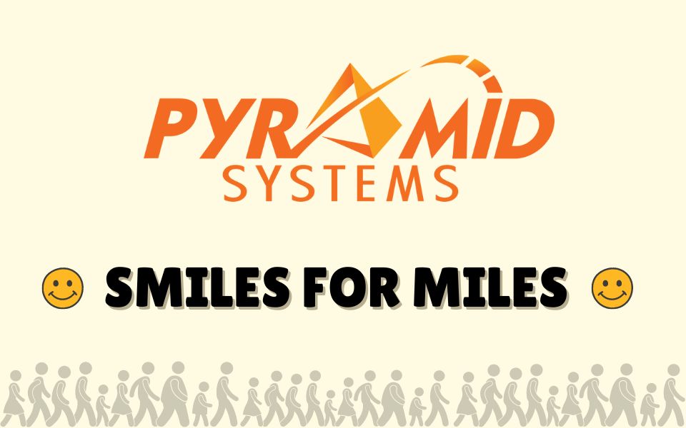 Pyramid Systems Smiles for Miles summer wellness challenge — team fitness program